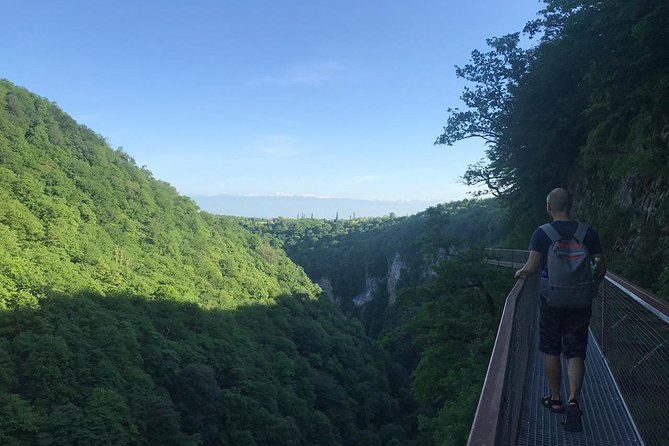 2 Days Trip to West Georgia (Caves, Canyons, Waterfalls) - The first dam near Martvili: a swimming option that feels more local