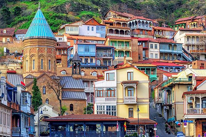 4 Group Tours Including Airport Transfers - Day 1 Walking Tbilisi: Cathedrals, Bridge of Peace, Shardeni Street, and Sulfur Baths
