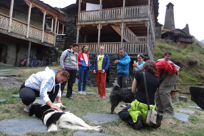 7-day hiking expedition to Tusheti through the Atsunta pass - Into Ardoti: jeeps to the road’s end, Mutso ruins, and passport checks