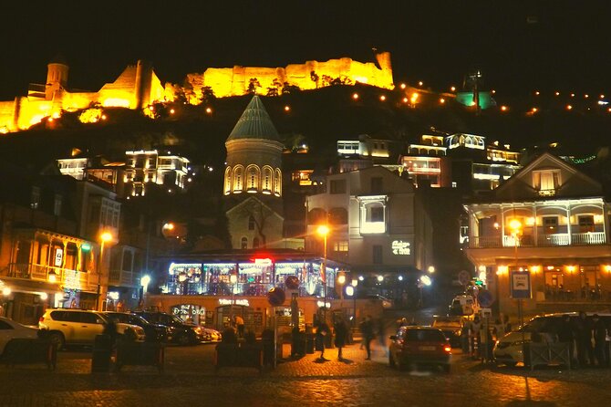 Best of Tbilisi: Private Walking Tour with Local Guide - Cable car up to Narikala Fortress, the night-view payoff