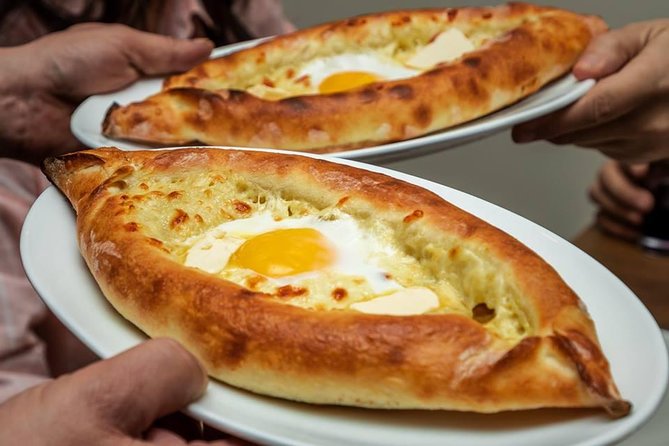 Cook True Ajarian Khachapuri and Khinkali in Highlanders Style - Entering Adjarian Khachapuri Territory: The Boat-Shaped Cheese Pie