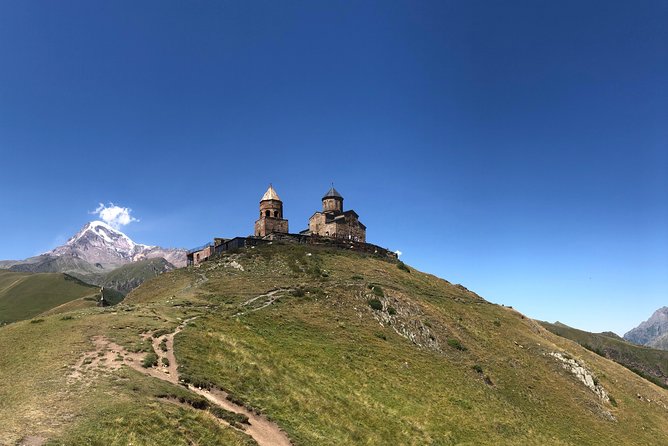 Day Adventure Ananuri and Kazbegi via Georgian Military Road - Stop 1: Giant Bicycle Monument, a Quick Reality Check Before the Road Trip