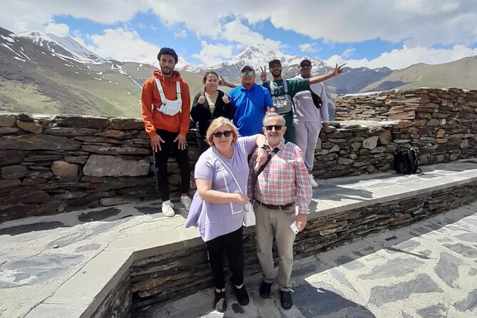 Day tour to mountains Jinvali lake, Ananuri, Kazbegi, Arch friendship - The Friendship Stop: Treaty of Georgievsk Monument and Devil’s Valley