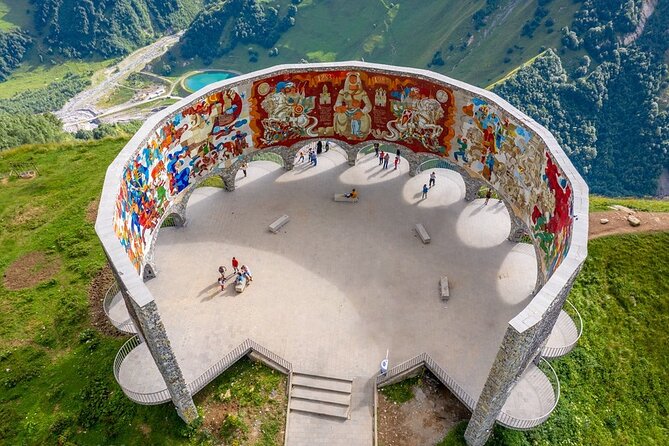 From Tbilisi: Kazbegi Day Tour, Gergeti Trinity, Ananuri &Gudauri - Stop 3, Gudauri: ski resort altitude with a sun-facing viewpoint angle