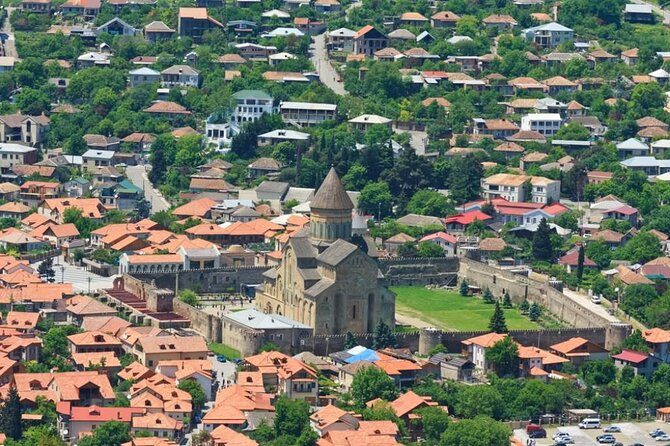 Group Day Tour of Mtskheta,Jvari,Samtavro - Stop 1: Jvari Monastery, UNESCO hilltop church and Saint Nino’s legacy