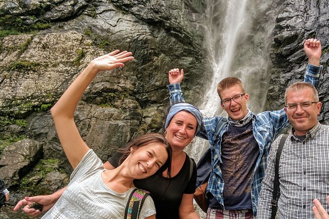 Kazbegi Adventure Day Trip - Hike to Gveleti waterfall plus Gergeti, Ananuri - Russian-Georgian Friendship Monument And The Drive To Gudauri