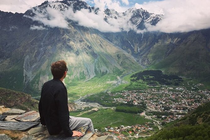 Kazbegi • Gudauri - private day trip to Mountains - The Jvari Pass stop and the Friendship Monument at 2,395 meters