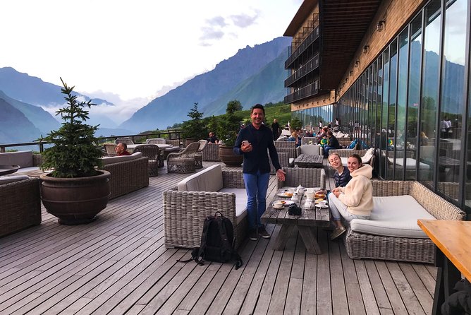 Kazbegi Tour from Tbilisi 2022 - Gergeti Trinity Church on the Kazbek Slope: Where the Views Become the Main Event