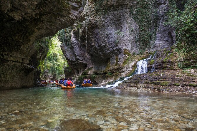 Martvili canyon & Prometheus Cave group tour from Tbilisi - Stop 2 at Martvili Canyon: boat ride plus waterfall gorge walk