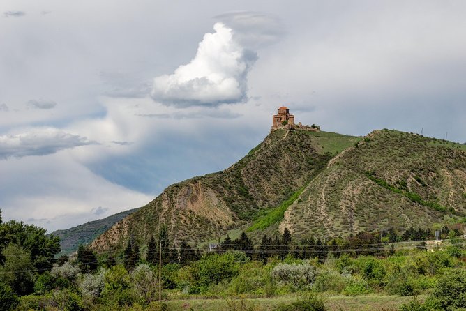 Mtskheta, Jvari, gori, uflistsikhe, history and panorama (group tours) - Jvari Monastery and the View Over Aragvi and Kura