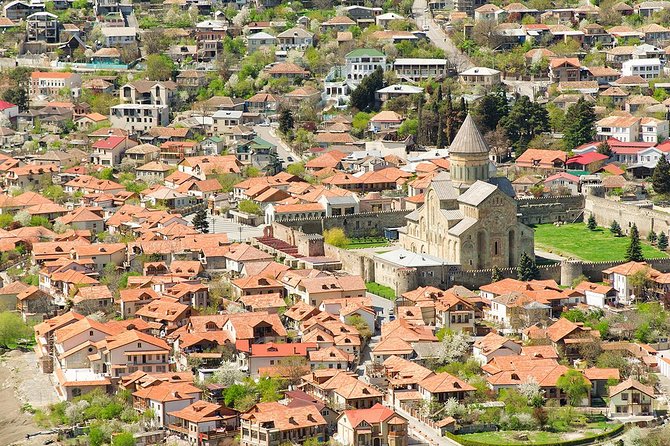 Mtskheta - Jvari Private Tour + Chronicles of Georgia - Stop 3: Chronicles of Georgia, Zurab Tserteli’s 16-column Georgian Stonehenge