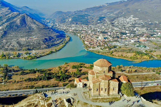 Mtskheta Uplistsikhe Borjomi in one day tour - Stop 1: Chronicle of Georgia and Its 16 Pillars Over the Stairs