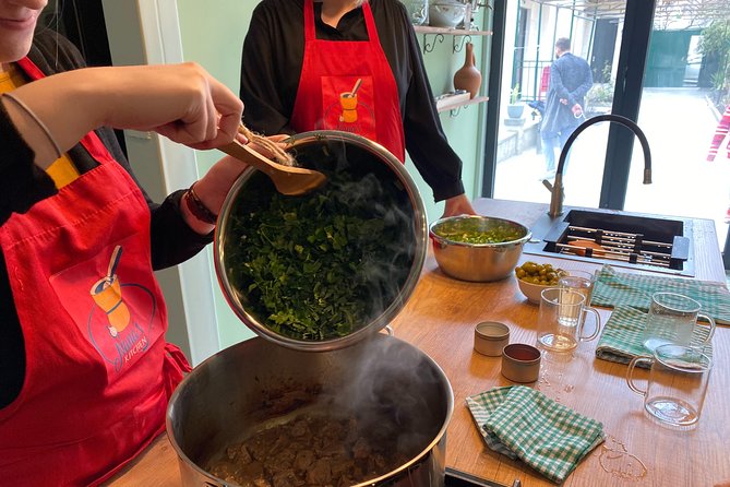 Nana's Kitchen - traditional Georgian cooking class at real Georgian family home - The hands-on cooking: five dishes with a Supra-friendly lineup