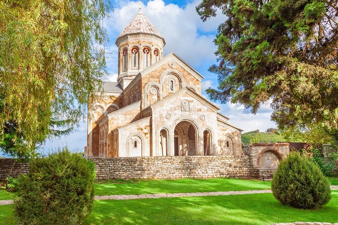 One Day Kakheti Tour with Wine Tasting and Free Churchkhela - Manavi: Church Stops, Town Walks, and Mountain Views