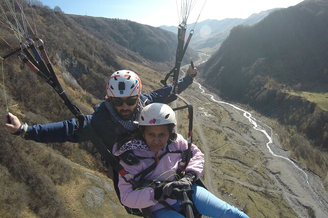 Paragliding tandem flights in Georgia - The flight video: the bonus you will actually care about later