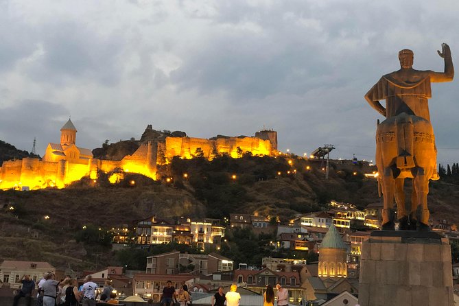 Tbilisi by Night Walking Tour - Anchiskhati Basilica and Baratashvili Bridge, where the photos start getting serious