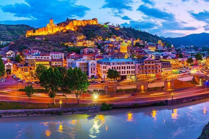 Tbilisi City, Jvari Monastery, Uplistsikhe caves, Mtskheta city Private Day Trip - Tbilisi Old Town start: Metekhi views and the Abanotubani hot spring story