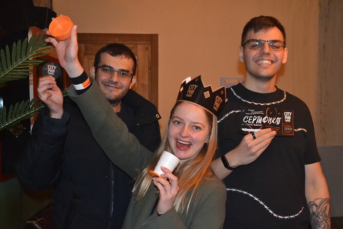 Tbilisi City Pub Crawl - Stop 1: Crossroads Bar Icebreaker With Tasks, Shots, and Photos
