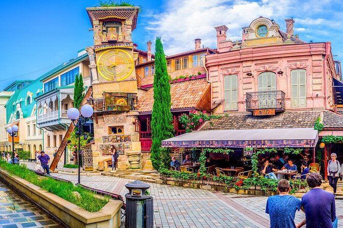 Tbilisi City Tour, Most Popular Tourists Destinations In The Capital Of Georgia - Narikala Fortress and Abanotubani: Views, St Nicholas Church, and the Real Sulfur-Bath Neighborhood