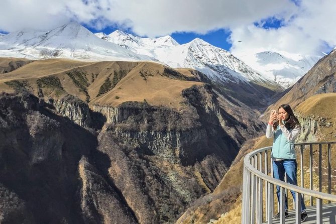 To The Majestic Kazbegi Full Day tour - The Russia-Georgian Friendship Monument and Mineral Springs