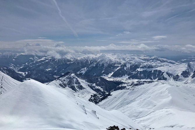 Tour to Kazbegi Ananuri Zhinvali Gudauri Full Day - Stop 5: Russian Georgian Friendship Monument and the pass viewpoint